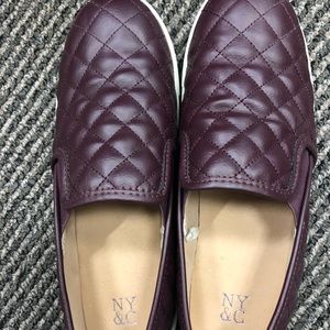 NY&C Burgundy Loafers